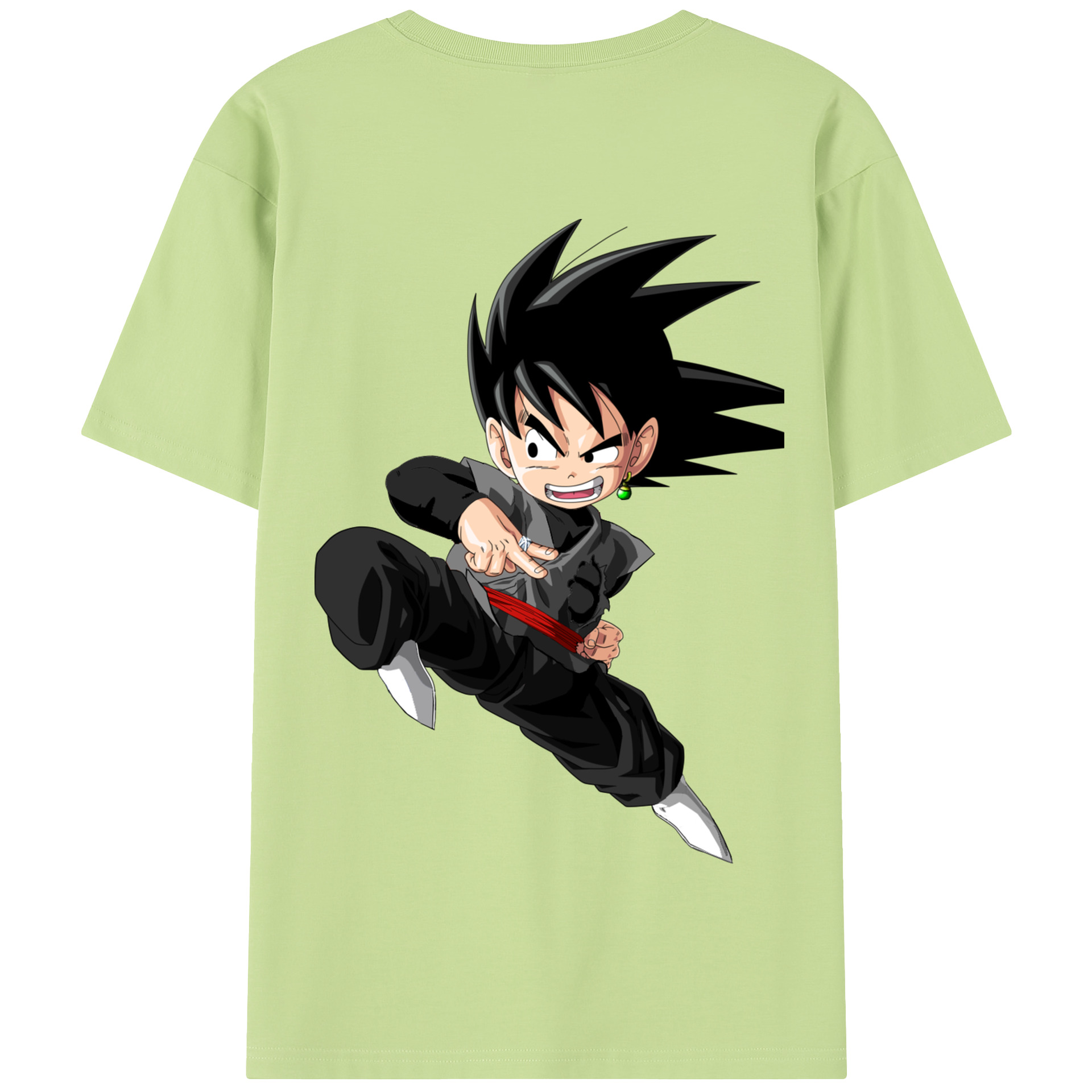 （画像用） ドラゴンボール 孫悟空（そん ごくう）Son Goku カカロット DRAGON BALL Kakarotto 綿100％半袖Tシャツ（背面プリント）